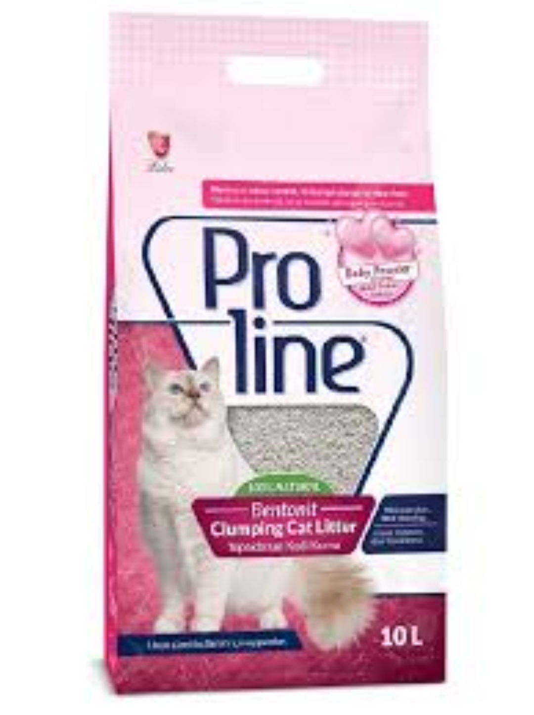 PROLINE BENTONITE C/CAT LITTER B/POWDER SCENT 10L 